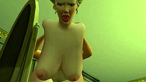 Huge Titted Milf Bounces on Pervert's Creampie Cock Cowgirl