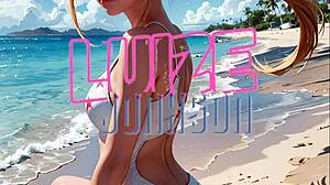 two cute blonde anime babes teasing their wet pussies for your cock aren't they?