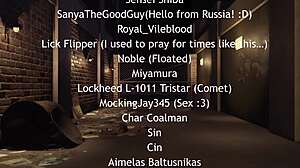 Rough creampie action explodes in dark alleyway game animation