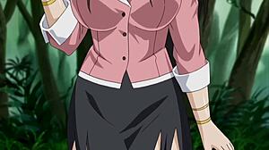 Hentai Teen's Sex Lesson Sparks Anal Threesome