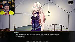 Elf Princess Grinds Cowgirl on Cock for Public Creampie Handjob