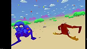 Insane anime big ass hardcore pounding in vr game!