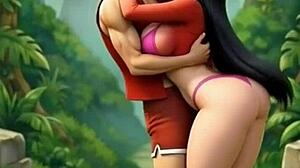 you ready to fuck boa hancock deep in the forest with that one piece hentai cock?