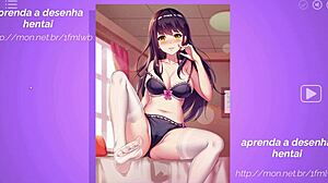 hentai girl plays intense waifu selection game