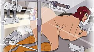 Velma’s Big Ass and Tits Get Fucked with Toys in Scooby Doo Hentai Game en Español