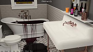 slutty redhead humiliates small dick boyfriend after accidental pregnancy in being a dik game