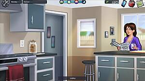 Stepsis shows sloppy blowjob skills with cum swallow