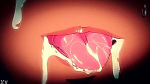 kerozaiin's hmv teases cute big tits curves in anime hentai seduction