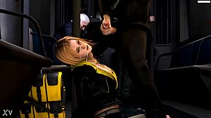 Blonde Stranger Teases Ride on Subway Packed with Tension