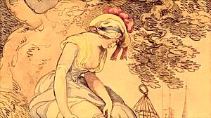 Vintage erotic drawings come alive with steamy poses and touches