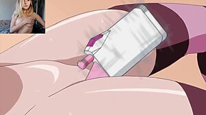 Busty Hentai Girl Deepthroats for Massive Creampie Uncensored