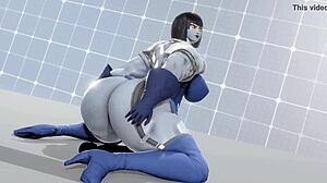 Prevence's Teasing Femdom Ass Sways in Seductive HMV Animation Tribute