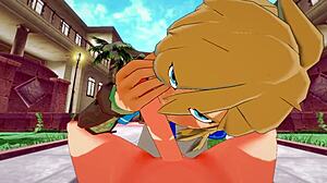 Link Pounds Tartaglia's Ass with Creampie Handjob in Zelda Yaoi Pov