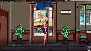 Horny landlord rubs cock on her panty-covered pussy before sexy fuck