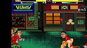 cute blonde from hentai game streets of ryona gets street-fucked by guys