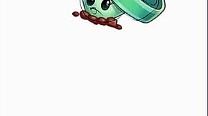 draw spring princess pvz2 from zero, zombie style