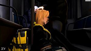 Blonde Stranger Teases Ride on Subway Packed with Tension