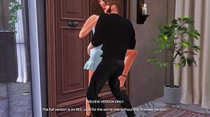 Naughty 3d hentai sims celebrities tease in preview with curvy anime curves