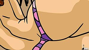 pawg babe rides cock hard on beach while husband watches nearby