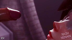 i can't get enough of this 3d tracer blowjob animation