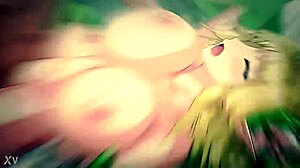 kerozaiin's hmv teases cute big tits curves in anime hentai seduction