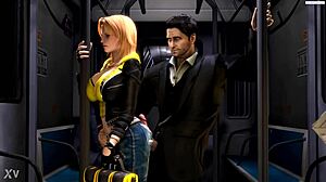 Blonde Stranger Teases Ride on Subway Packed with Tension