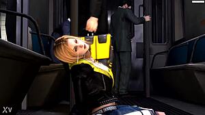 Blonde Stranger Teases Ride on Subway Packed with Tension