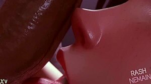 i can't get enough of this 3d tracer blowjob animation