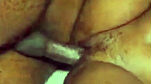 best ebony queen rides black cock rough outdoors for interracial orgasm rush