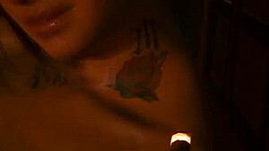 Judy Alvarez lesbian full sex romp in Cyberpunk 2077 xmod game