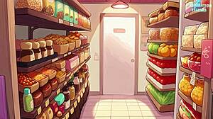 rumi fucks jin with glove vagina in demon hentai?