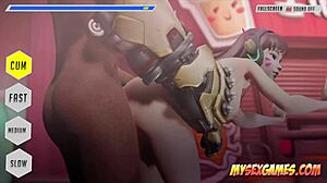 Overfuck Big Tits Chicks In Hentai Game Action