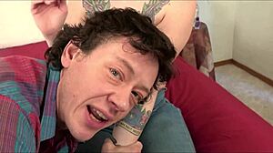 Desperate college babes barefoot with big tits suck monster cocks then get tight pussies pounded