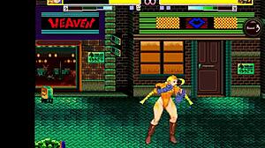 cute blonde from hentai game streets of ryona gets street-fucked by guys