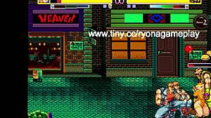 cute blonde from hentai game streets of ryona gets street-fucked by guys