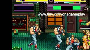 cute blonde from hentai game streets of ryona gets street-fucked by guys