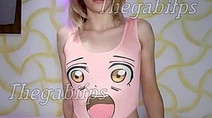 Liby Portuguesa in Anime Outfit Ahegao Face Fuck