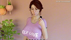 stepmom sneaks around with stepson while husband cooks nearby in heartproblems 41