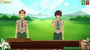 hey taiga, lost in the forest with you during game friends camp path 2 part 7? russian voiceover heats up