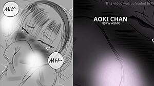 Fuck yes, this cute anime girl's asmr masturbation moans are insane!