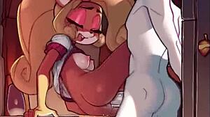 cartoon babe gets pussy fucked hard on kitchen table