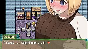 farah the otherworld hero lets king grope her big tits gangbang finale