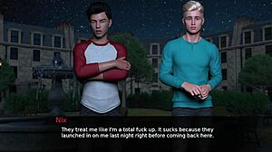 blond boy in hollow 04 starts flirting with me gently