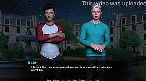 blond boy in hollow 04 starts flirting with me gently