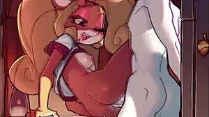 cartoon babe gets pussy fucked hard on kitchen table