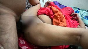 Maid's shaved pussy creampied by owner's big cock hardcore