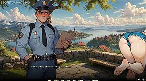 Moonripple Lake Blonde Deepthroats Sloppy Cum In Banana Game