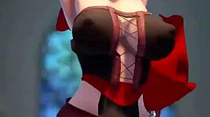 Ruby shakes her fat ass and huge boobs in sexy dance