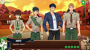 Game Friends Camp Episode 39: Natsumi and Keitaro’s Intense Hentai Sex with Russian Voiceover