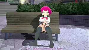 Jessie rocket slurps monster cock in team rocket pokemon blowjob fantasy